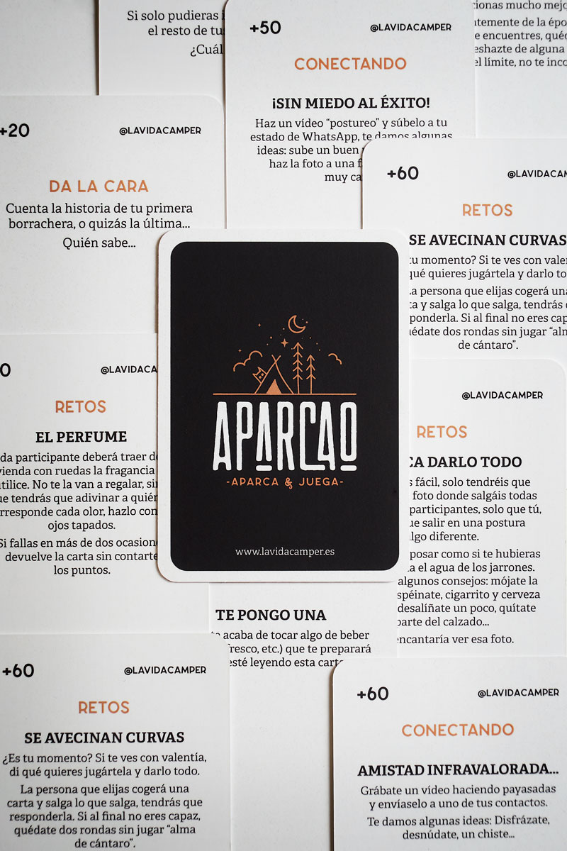 juego de cartas aparcao