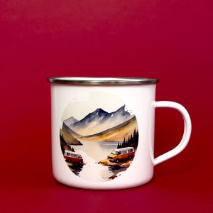 Taza metal Camper Viaje