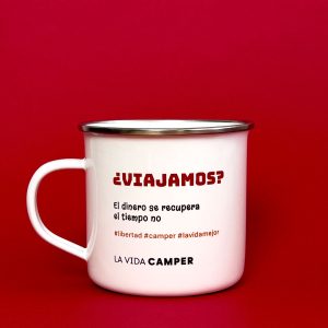 Taza metal Camper Viaje
