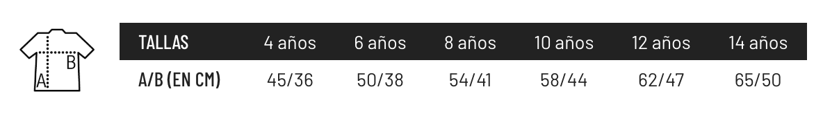 tallaje-sudadera-amarilla-infantil