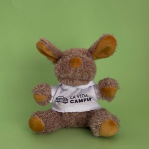 Peluche La Vida Camper oso de peluche suave con sudadera incluida