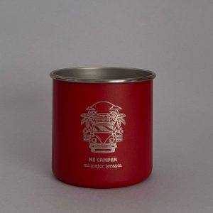Taza Terapia roja 350 ml – Vista delantera